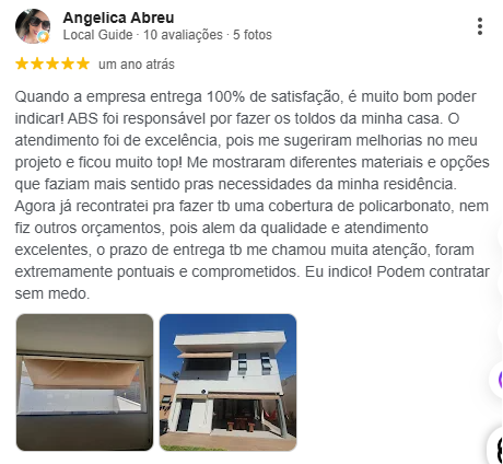 Depoimento de Angelica Abreu no Google